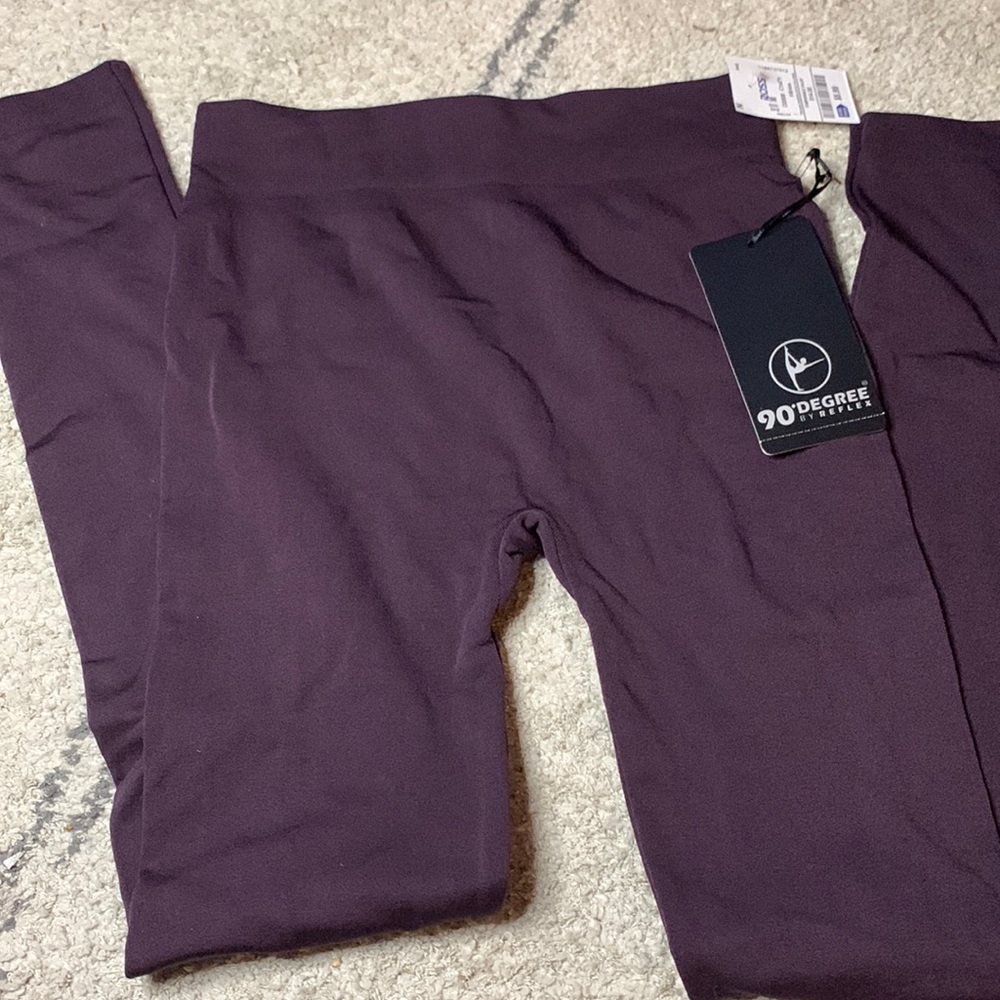 Purple leggings